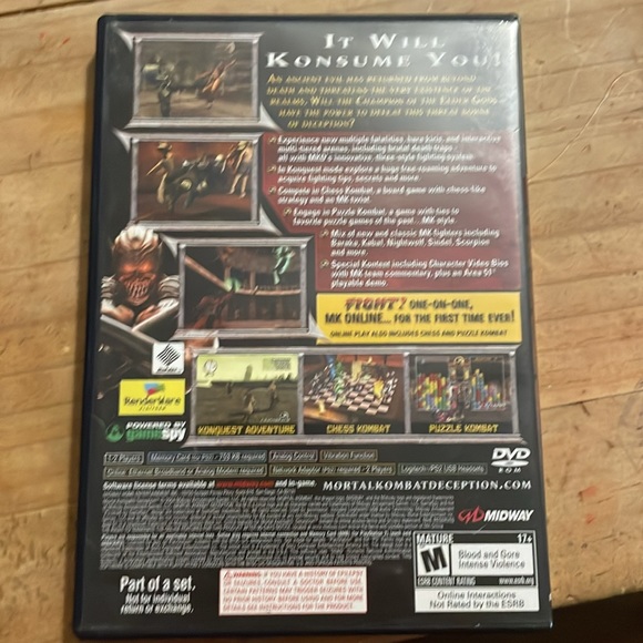 PlayStation 2 Mortal Kombat Deception